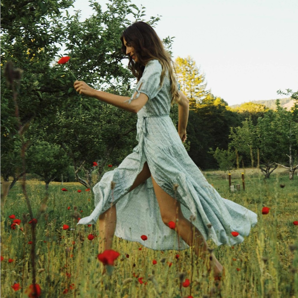 Christy Dawn Augusta Dress Blooming Meadow Mint – S $169